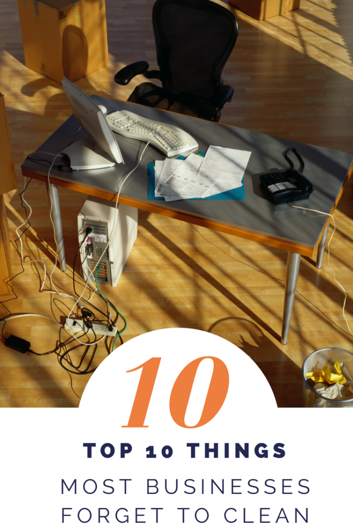 10 Top things most business forget to clean